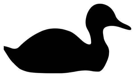 Duck Silhouette - ClipArt Best