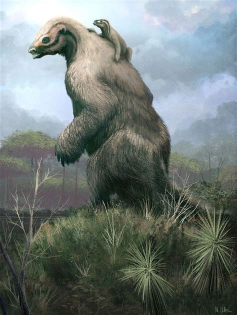 Megatherium by Mark P. Witton #prehistoriccreatures Megatherium by Mark P. Witton | Ancient ...