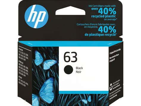 HP 63 Black Original Ink Cartridge, F6U62AN#140