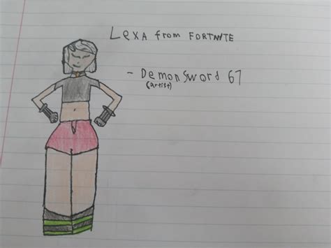 Some Lexa fan art I drew : r/FortNiteBR