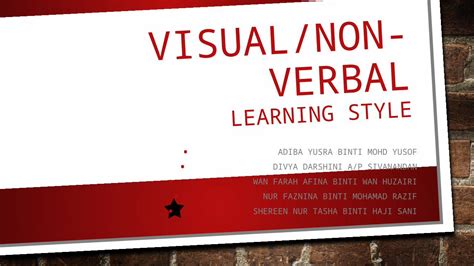 (PPTX) Visual/Non-Verbal Learning Style - DOKUMEN.TIPS