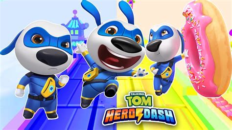 Talking Tom Hero Dash - Super Hank X4 Color | Gameplay (Android,iOS) - YouTube