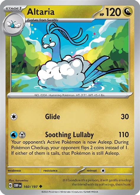 Altaria #160 Prices | Pokemon Obsidian Flames | Pokemon Cards