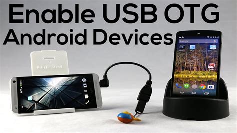 How to Enable USB OTG On Android Devices (HTC One, Nexus 5) - YouTube