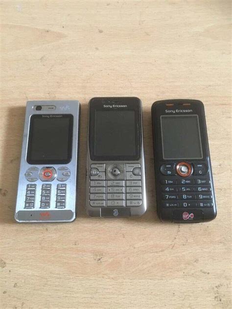 2 LEFT 1 SOLD OLD RETRO SOLID SONY ERICSSON MOBILE PHONES | in Bradford, West Yorkshire | Gumtree