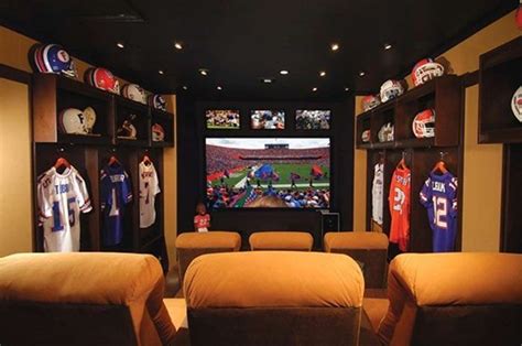 How to Create a Cool Football Man Cave | Dream man cave, Sports man cave, Man cave home bar