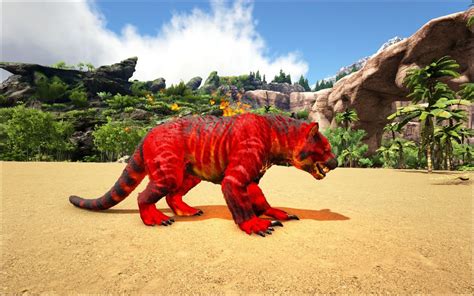 Elemental Fire Thylacoleo - Official ARK: Survival Evolved Wiki