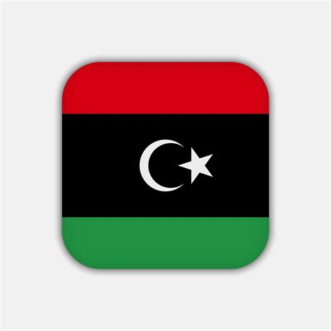 Libya flag, official colors. Vector illustration. 10942232 Vector Art at Vecteezy