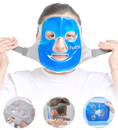 Buy Cooling Face -Halo - Hot or Cold Face Ice Pack for Depuffing ...