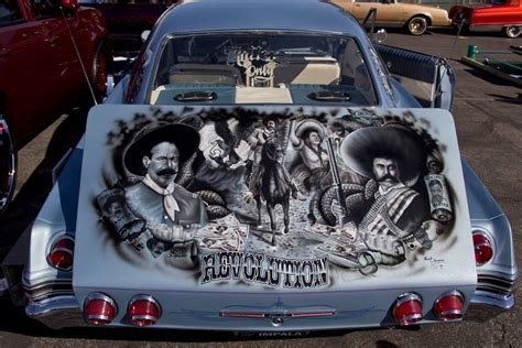 Lowrider Art on a 1965 impala | Cars mural, Lowrider art, Lowriders