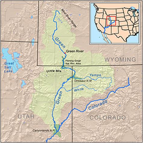 Green River Wyoming Map - Alanna Leontyne