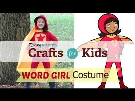 No-Sew WordGirl Costume | Crafts for Kids