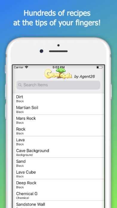 Growtopia Recipes for iPhone - Free App Download