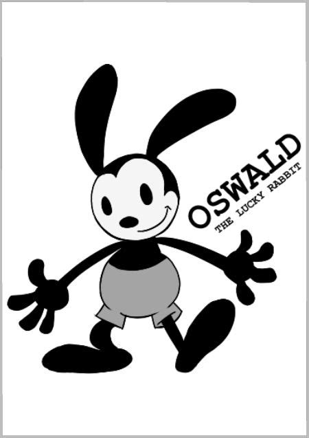 Oswald Rabbit Series | Oswald the lucky rabbit, Old cartoon characters, Disney silhouette