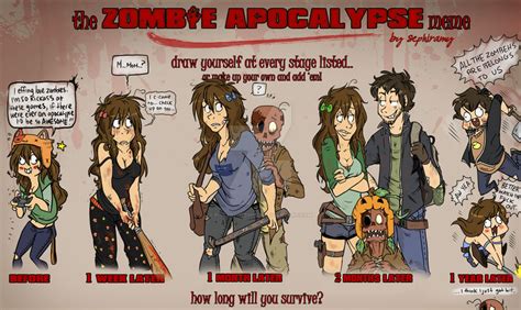 Zombie Apocalypse Meme by pistachioZombie on DeviantArt