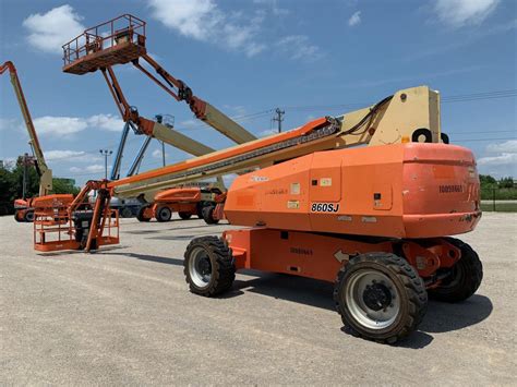 2012 JLG 860SJ STRAIGHT BOOM LIFT AERIAL LIFT WITH JIB ARM 86' REACH DIESEL 4WD 3537 HOURS STOCK ...