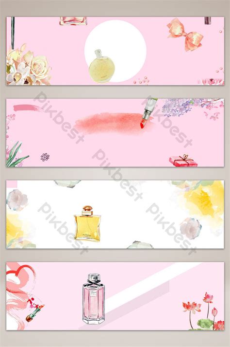 fresh cosmetics poster banner background | Backgrounds PSD Free ...