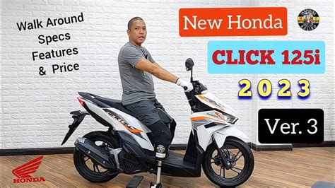 New Honda CLICK 125i- 2023. Version 3, Walk Around, Upgrade Specs ...