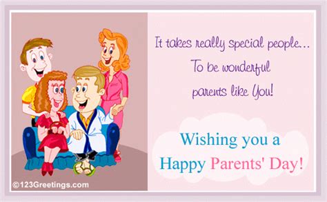 Wonderful Parents... Free Parents' Day eCards, Greeting Cards | 123 ...