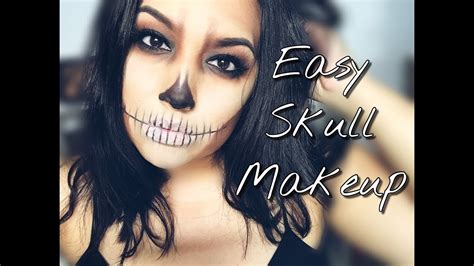 Easy Skull Makeup Tutorial | HALLOWEEN 2017 - YouTube