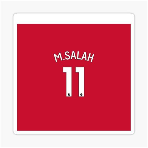 "Premier League Players - Mohamed Salah (Liverpool)" Sticker for Sale by Conor Mizen | Redbubble