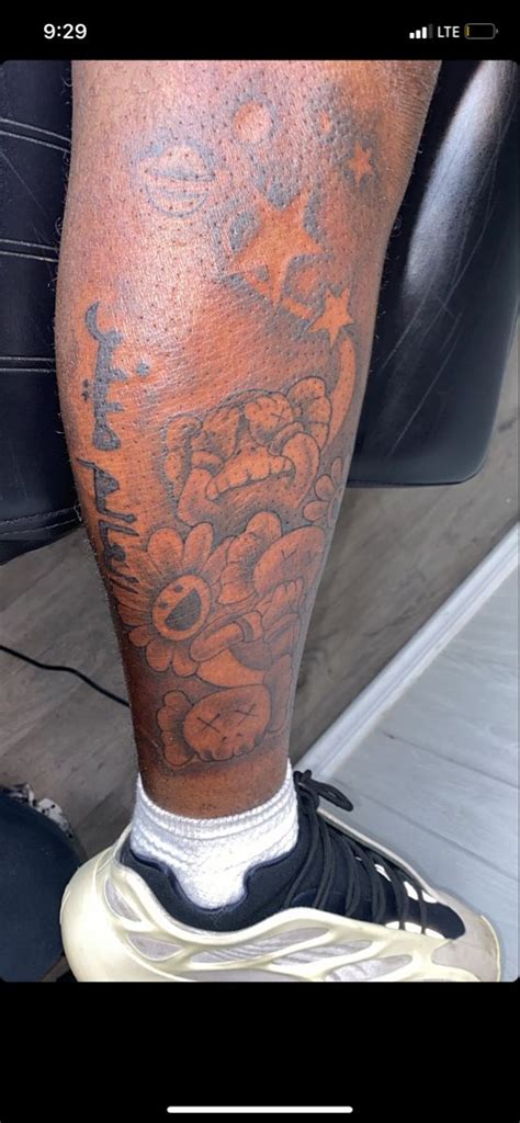 Kaws hear, see, speak no evil tattoo 🥶 | Leg tattoo men, Leg sleeve tattoo, Forearm sleeve tattoos