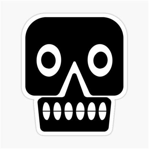 "Aztec Skull Design Symbol" Sticker for Sale by boneytoes | Redbubble