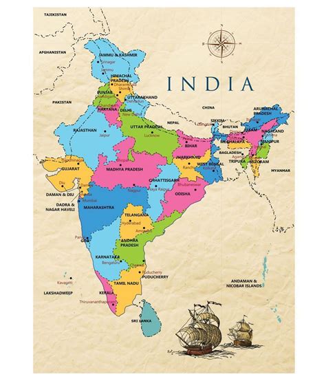 Political Map Of India Wallpapers - Wallpaper Cave