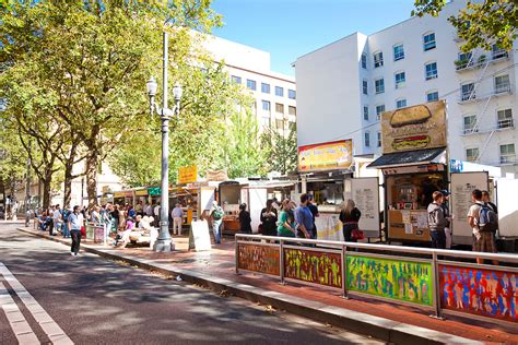 The Food Carts and Street Food in downtown Portland, Oregon ...