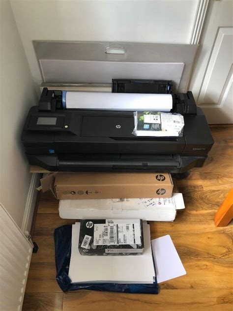 HP Designjet T120 (+ Brand new printhead + New sets of Ink + Cartridge Paper + Rolls) | in ...