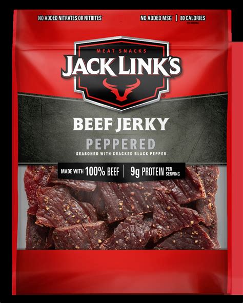 Peppered Beef Jerky - High Protein Snacks | Jack Link's