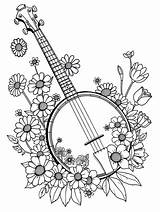 10  Free Printable Banjo Coloring Pages For Fun And Creativity sketch template