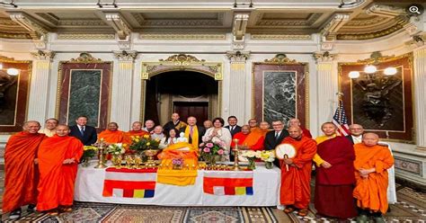 The Sri Lankan Embassy in Washington D.C. celebrates Vesak 2023 at the ...