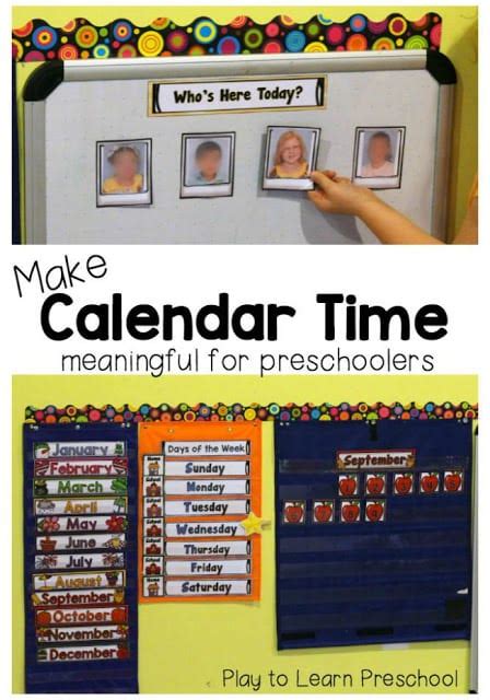 Make Calendar Time Meaningful for Preschoolers