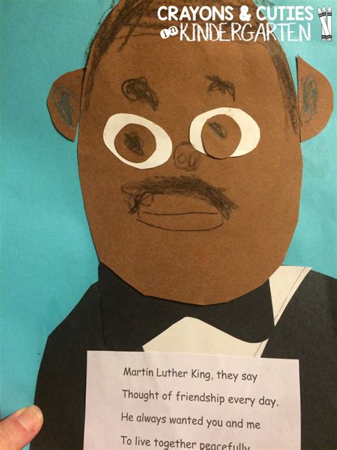 Crayons & Cuties In Kindergarten: Martin Luther King Jr. Craft