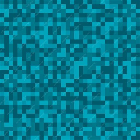 Premium Vector | Blue Pixel Pattern