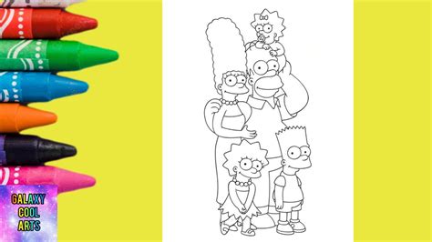 Simpson's Family Coloring Pages #coloring #coloring_pages #simpsons - YouTube