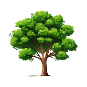 Single Tree Flat Object Png, Png, Tree, Green PNG Transparent Image and Clipart for Free Download