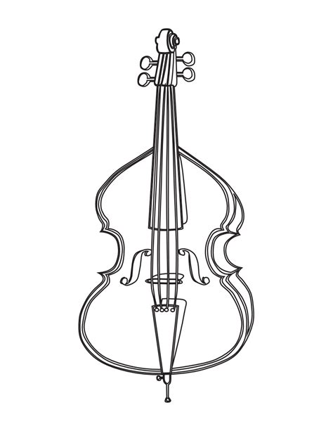 Cello clipart black and white, Cello black and white Transparent FREE for download on ...