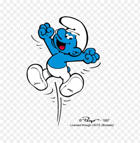 Download smurf jumping vector logo download free png - Free PNG Images | TOPpng