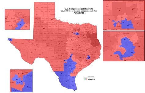 Texas Congress district map FTW - The Baylor Lariat