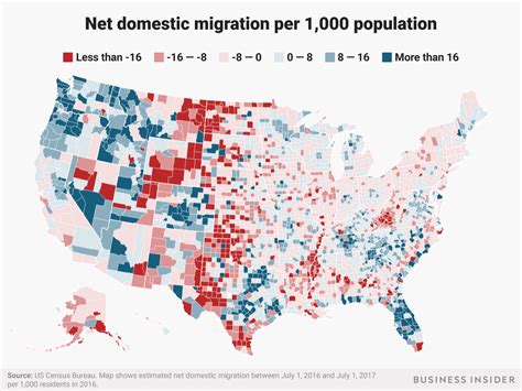 Here's where Americans are moving to and from - Business Insider