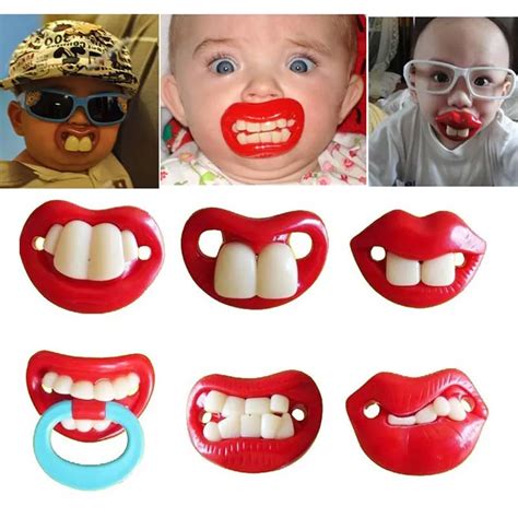 Aliexpress.com : Buy Funny Baby Pacifier Mouth Big Lips Baby Pacifiers Infant Nipple Dummy Baby ...