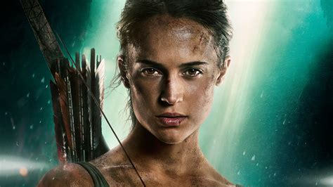 Alicia Vikander As Lara Croft In Tomb Raider 2018 Movie 4k Wallpaper,HD Movies Wallpapers,4k ...