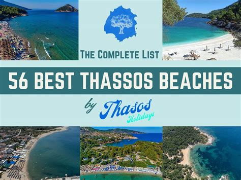 The Complete List of 56 Thassos Beaches - Written by a Local