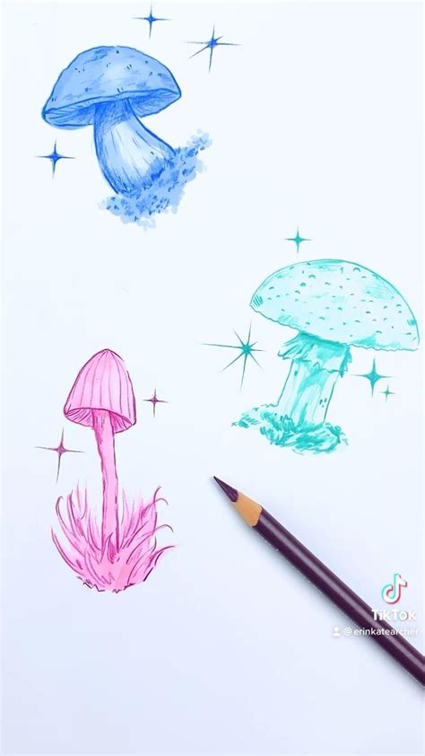 pink mushroom illustration [Video] in 2021 | Cute art, Amazing art ...