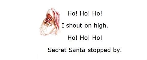 Secret Santa Poems, Clever Sayings