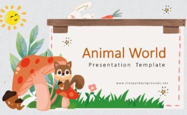 Animals & Wildlife Powerpoint Templates - Free PPT Backgrounds