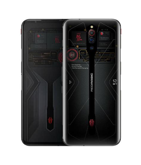 Stock Original Red Magic 5G Gaming Mobile Phone Android 10 Snapdragon 865 Red Magic 6.65''AMOLED ...