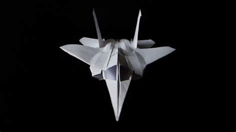 Realistic Paper Jet - Origami